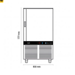  Blast chiller - Shock freezer  ABF 14.40 